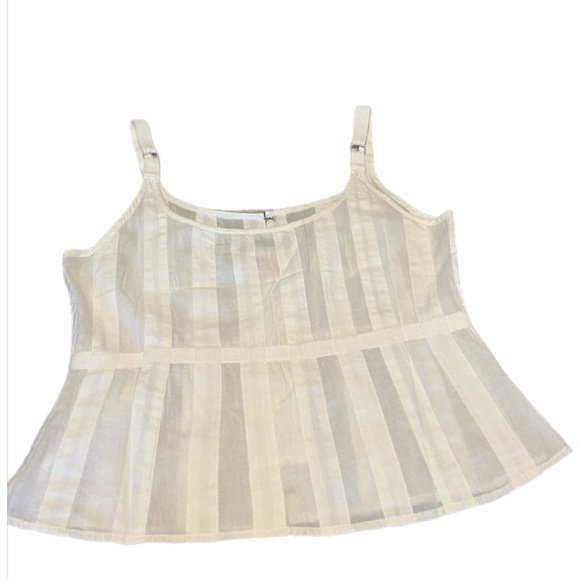 Gretchen Scott Designs White Tank- Small - Picture 2 of 5